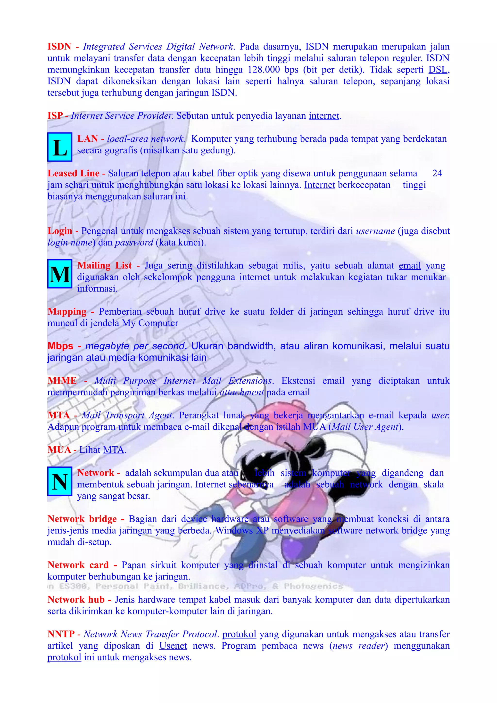 kumpulan istilah kategori python | kamus rea ruangguru... Kamus istilah jaringan | PDF