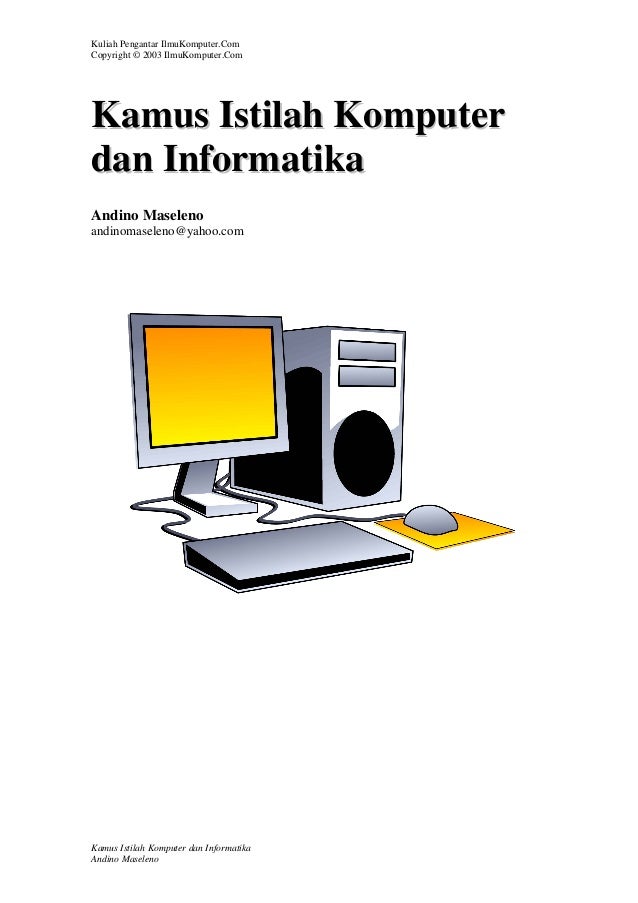 Kamus Istilah Komputer