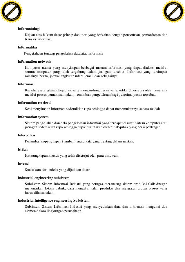Kamus Istilah Perpustakaan