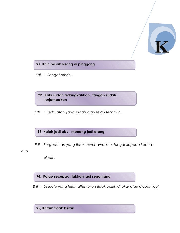 Pepatah Bahasa Melayu