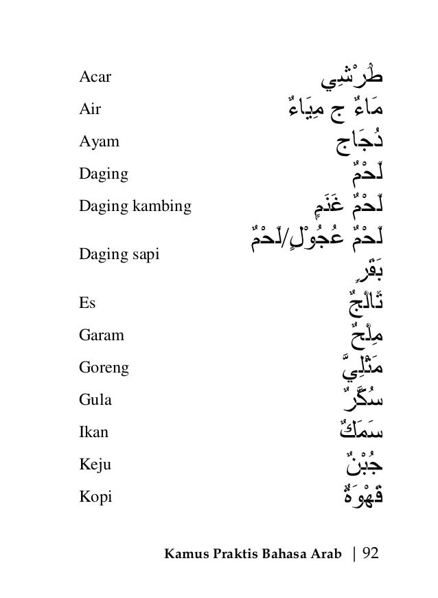 Kambing Dalam Bahasa Arab Kambing Dalam Bahasa Arab