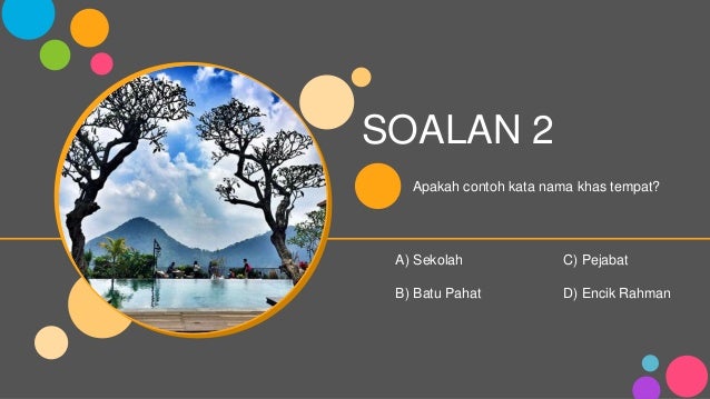 Golongan Kata (Kata Nama)