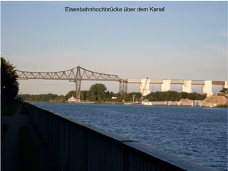 Eisenbahnhochbrücke über dem Kanal 