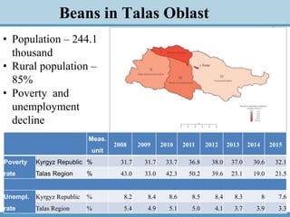 Kidney Beans Value Chain and Export Capacity in the Kyrgyz Republic