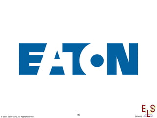 46
© 2001, Eaton Corp., All Rights Reserved 29/04/02
 