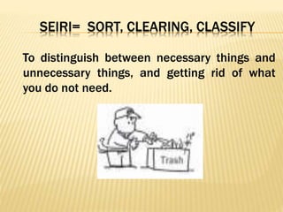 Sort Involves Classification Process Seiri Kanban kaizen | PPTX