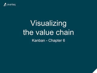 Visualizing
the value chain
Kanban - Chapter 6
 