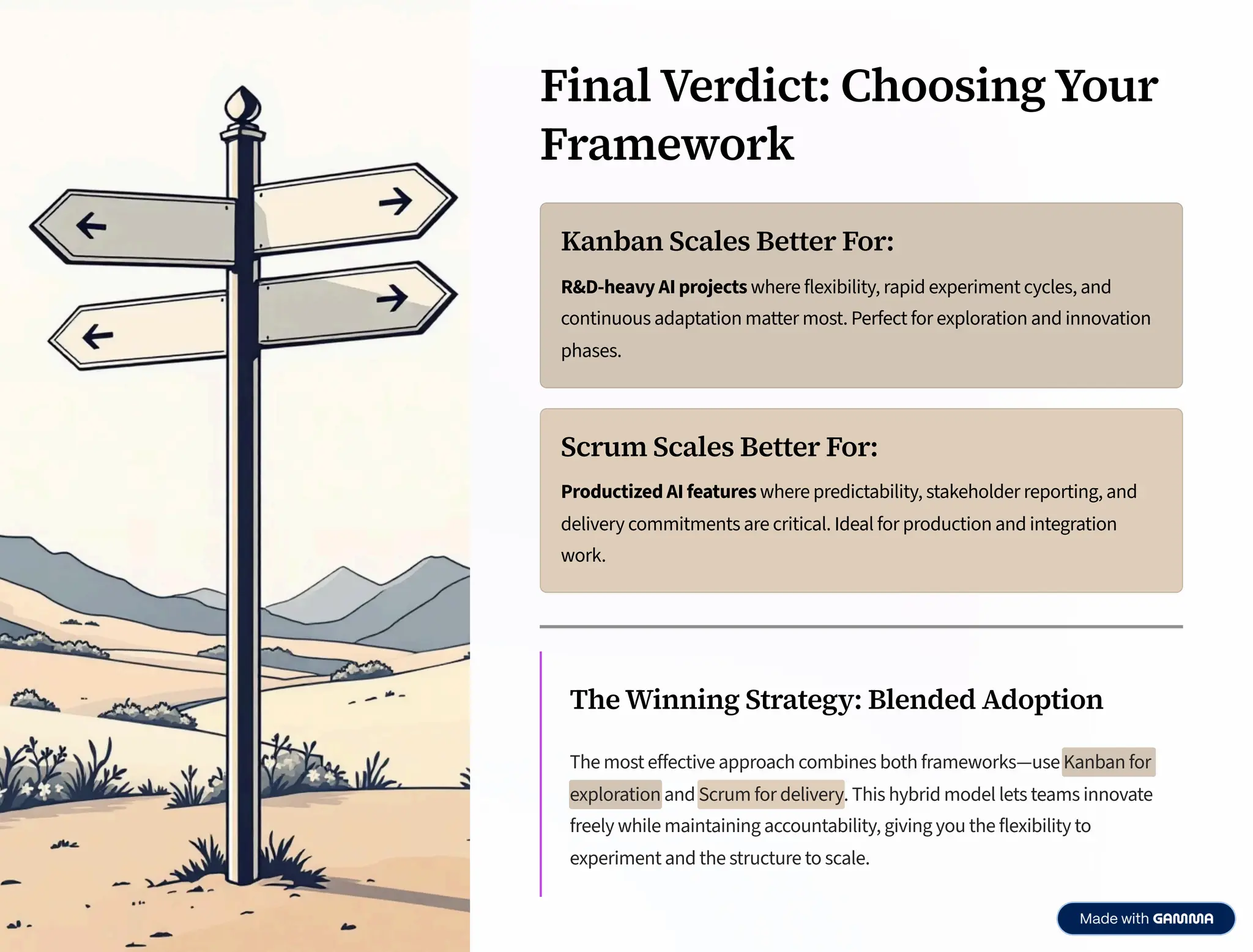 Kanban vs. Scrum: Is Your AI Project Using the Wrong Agile Framework? | PDF