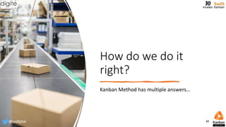 How do we do it
right?
Kanban Method has multiple answers…
@sudiptal 12
 