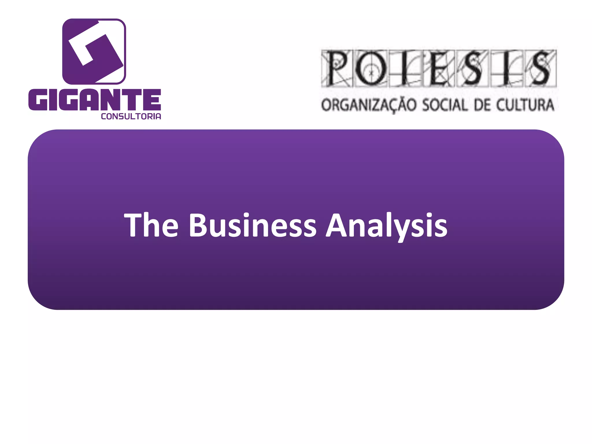 The Business Analysis

 