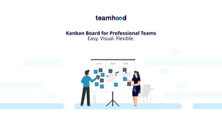 Kanban Board for Professional Teams
Easy. Visual. Flexible.
 