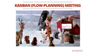 @mattphilip
KANBAN (FLOW-PLANNING) MEETING
 