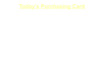 Today’s Purchasing Card
           PURCHASING INVENTORY KANBAN CARD

P/N:   28-02-0122                                        Buyer Code: 01

                     Description: Foam Pad 2 x ¼”

                              Used On: 511’s

                            # of KB Cards:     1
                            Reorder Point:    25
                             Reorder Qty:          100

       Date Ordered:                                       Vendor: EAR Specialty

         Lead Time:     42 days                            Vendor#:

           Delivery Date:                                   Notes:

                    **Issue to Work Center:
 