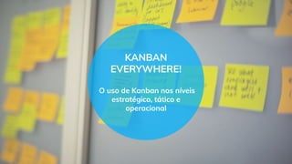 KANBAN
EVERYWHERE!
O uso de Kanban nos níveis
estratégico, tático e
operacional
 