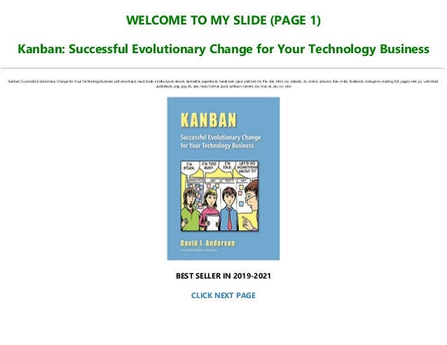 E Book Download Kanban Successful Evolutionary Change For Your Techn