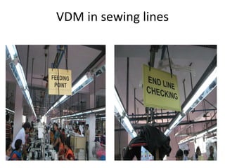 VDM in sewing lines 