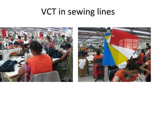 VCT in sewing lines 
