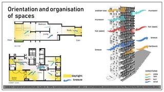 Orientation and organisation
of spaces
 