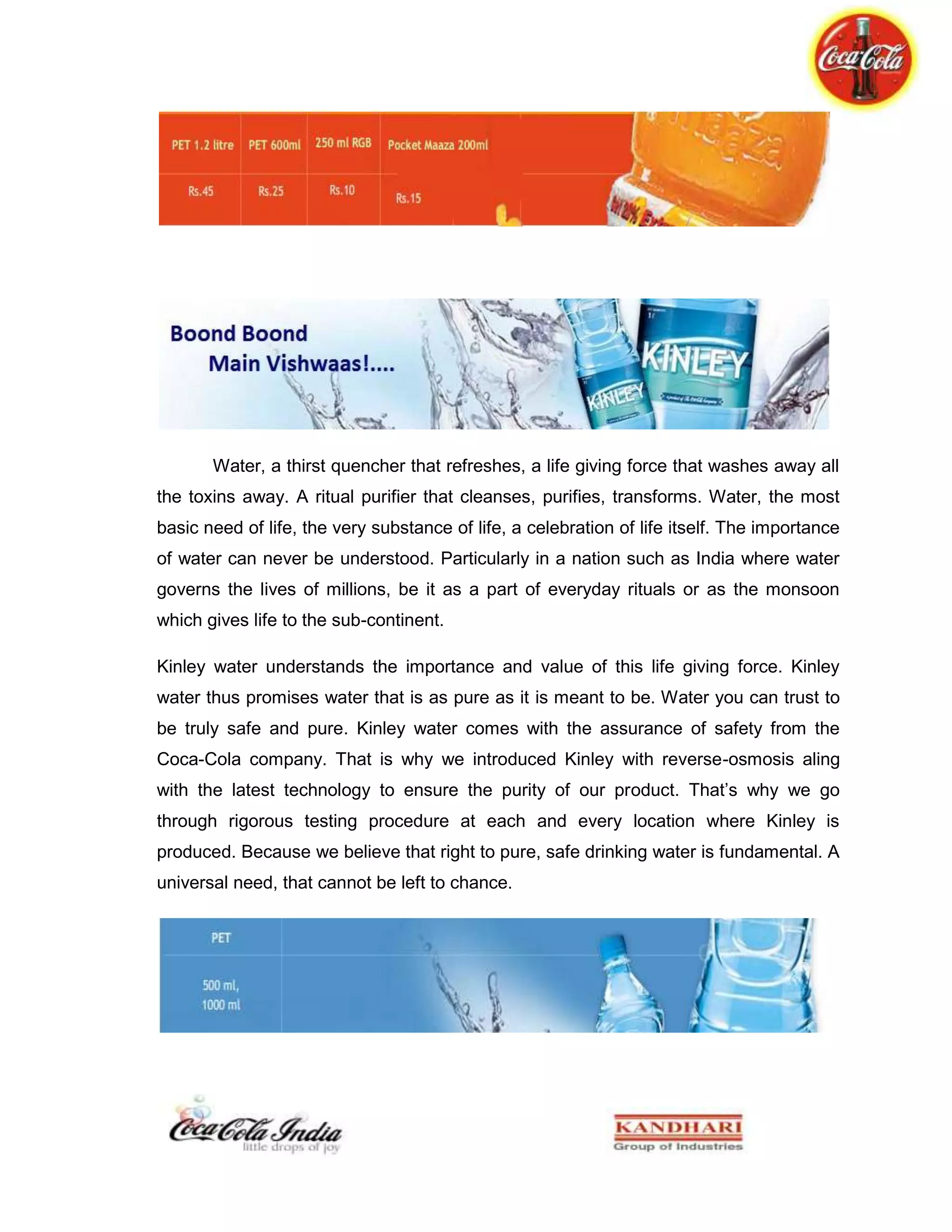 Impactful Communication of price messageThe visicooler standards of all the channels:<br />LowMediumHighDiamond20c/s20c/s20c/sGold7c/s9c/s9c/sSilver4c/s4c/s7c/sBronzeIce BoxIce BoxIce Box<br />To measure the impact of Right Execution Daily (RED) a survey is done by A.C. Nielsen (a consultant) every month. A.C. Nielsen conducts a survey by visiting all the RED activated outlets and benchmarks it on the prescribed Merchandising standards of RED. To create the Red Report A.C. Nielsen asks a set of question from the retailers which are as follows:<br />Related to Visicooler:<br />Is Cooler in the Hot Spot Location?