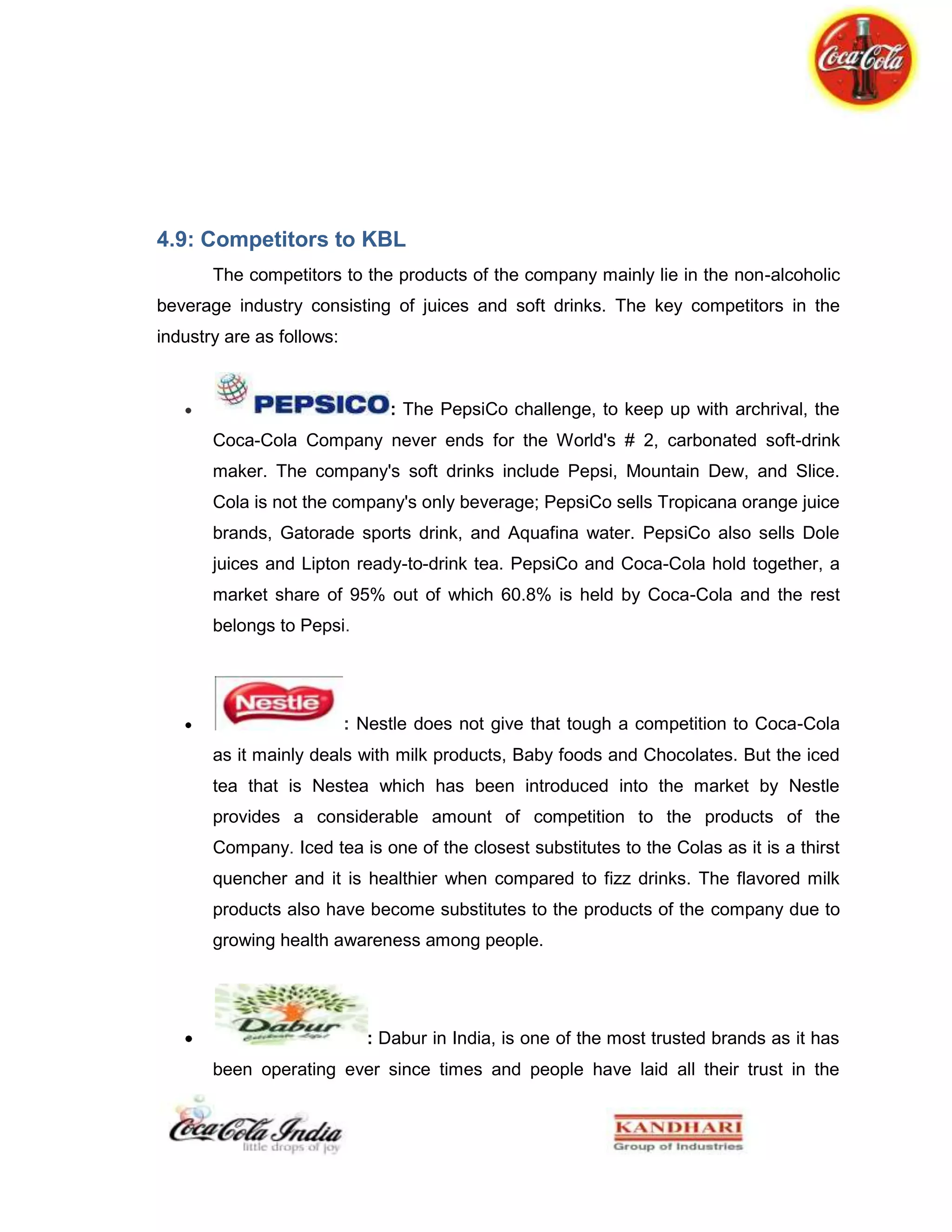 Does it have all the products of Coca-Cola available?