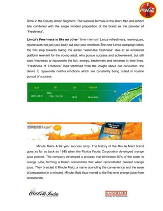Counter Top Display.Outlet Activation According to RED (Right Execution daily)<br />RED (Right Execution Daily):<br />It means to maintain the visional according to a fix set of coke product which is known as COLOJ-K, it means the set will follow a particular brand order. Thums-Up will take first place after t.4.at sprite or Limca , Fanta, Maaza and water or soda will take this RED also take care of the S.G.A ( Sells Generating Assets)<br />Activation - Activation means doing things in and around the coke outlet that triggers Consumption / Purchase of Coca-Cola Products.<br />The important parts of activation are: <br />Placement of visicooler at Itot spot location Availability of the products.