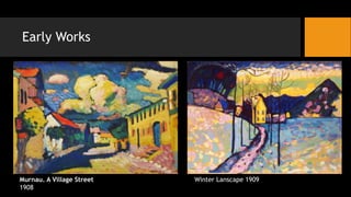 Early Works
Murnau. A Village Street
1908
Winter Lanscape 1909
 