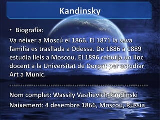 Kandinsky i van gogh