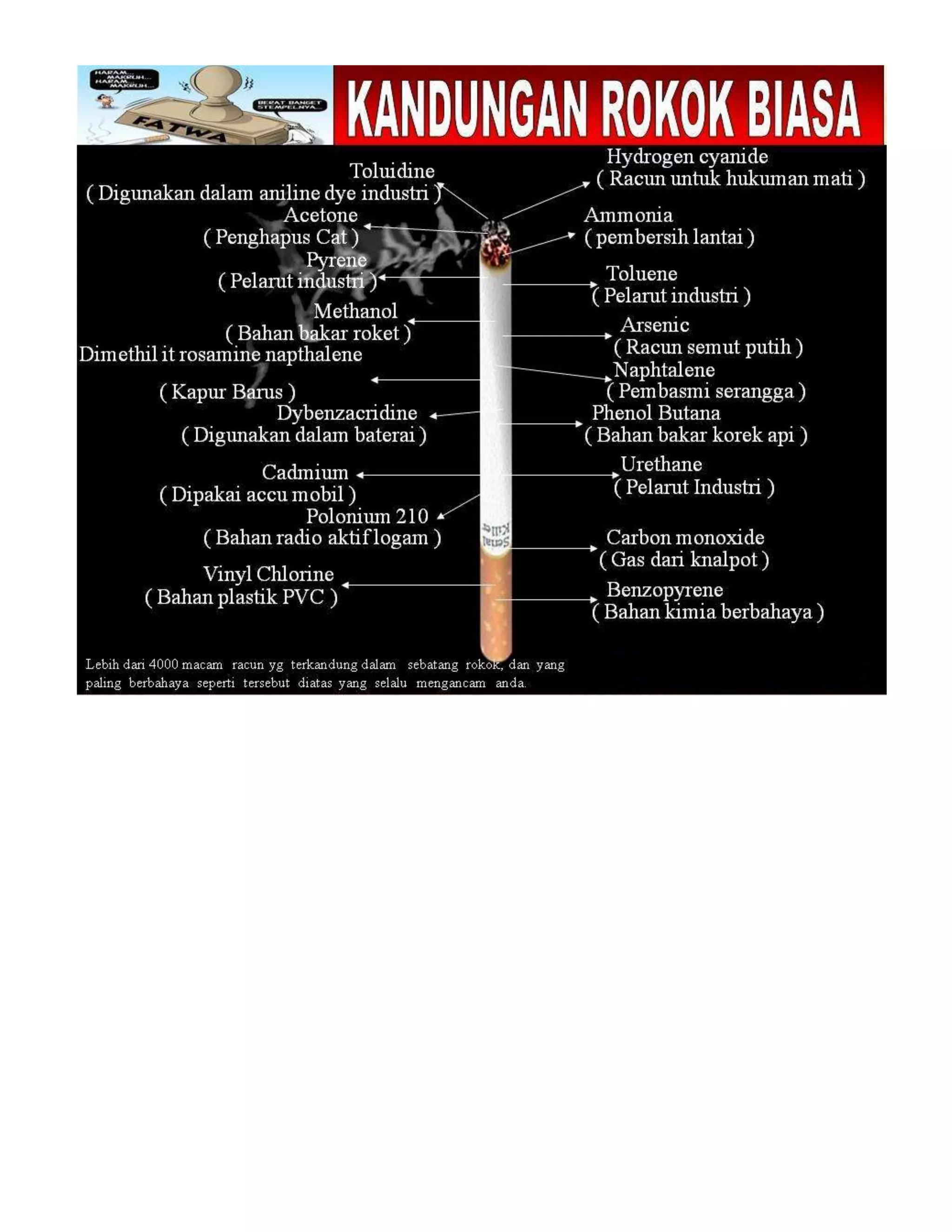 Kandungan rokok | DOCX