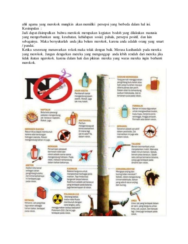 Kandungan rokok Kandungan rokok