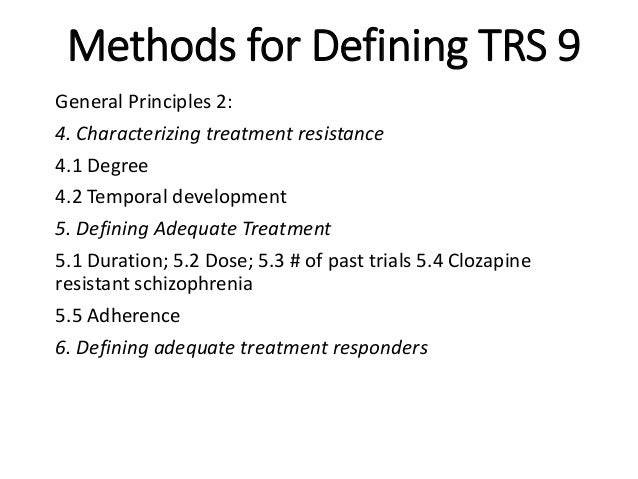 John Kane Treatment Resistant Schizophrenia New Guidelines On Diag