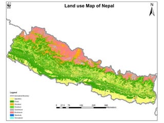 National Adaptation Plan The Role of Land Rights Land use Map of Nepal 