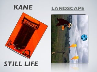 KANE       LANDSCAPE




STILL LIFE
 