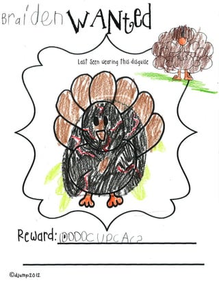 Kangas - Hand Drawn Turkey Trouble Posters