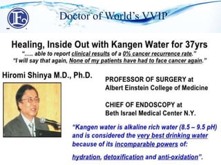 • Dr. Hiromi Shinya.
(M.D. Ph.D.)
Professor Of Surgery
Albert Einstein College of Medicine
Chief Of Endoscopy
Beth Israel Medical Center
New York City
Doctor of World’s VVIP
 