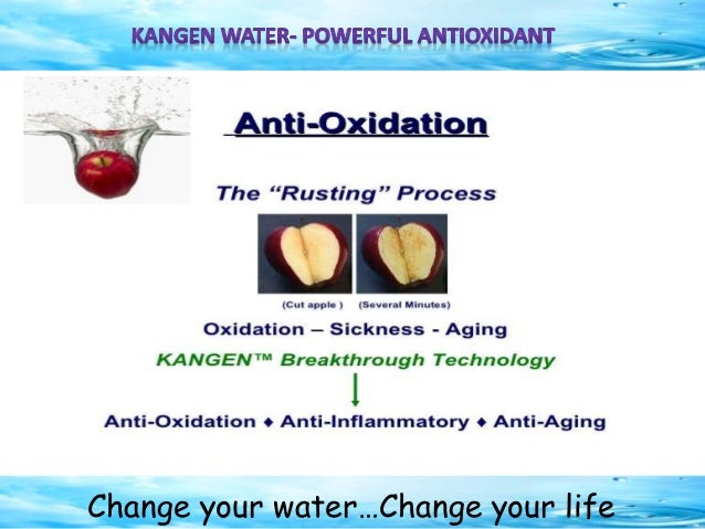 kangen antioxidant water