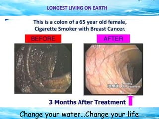 Change your water…Change your life
 
