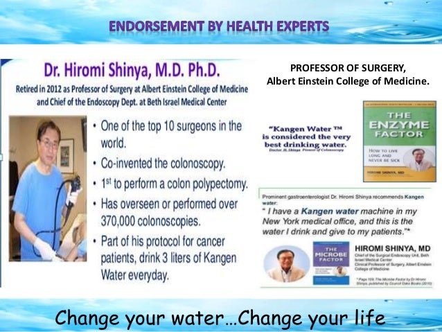 kangen water dr shinya