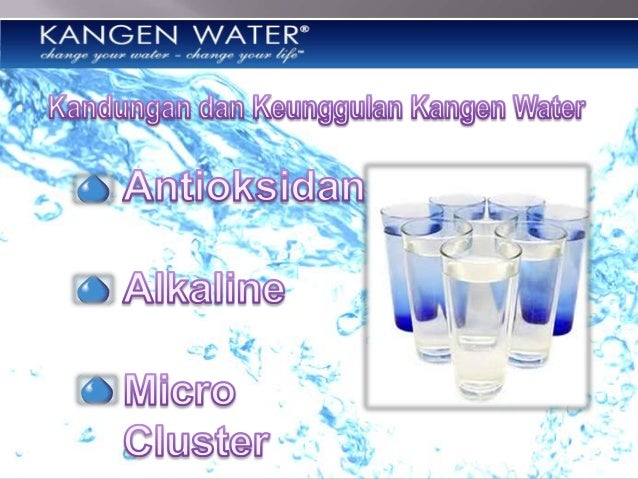 Presentasi Kangen Water