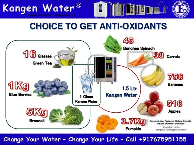 kangen antioxidant water