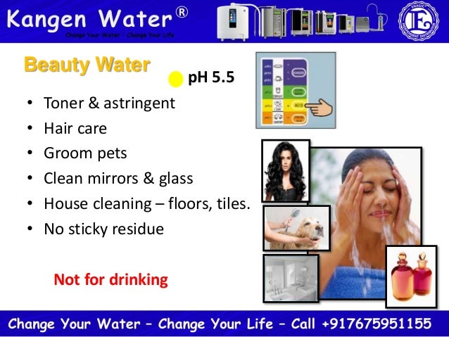 kangen water for hair