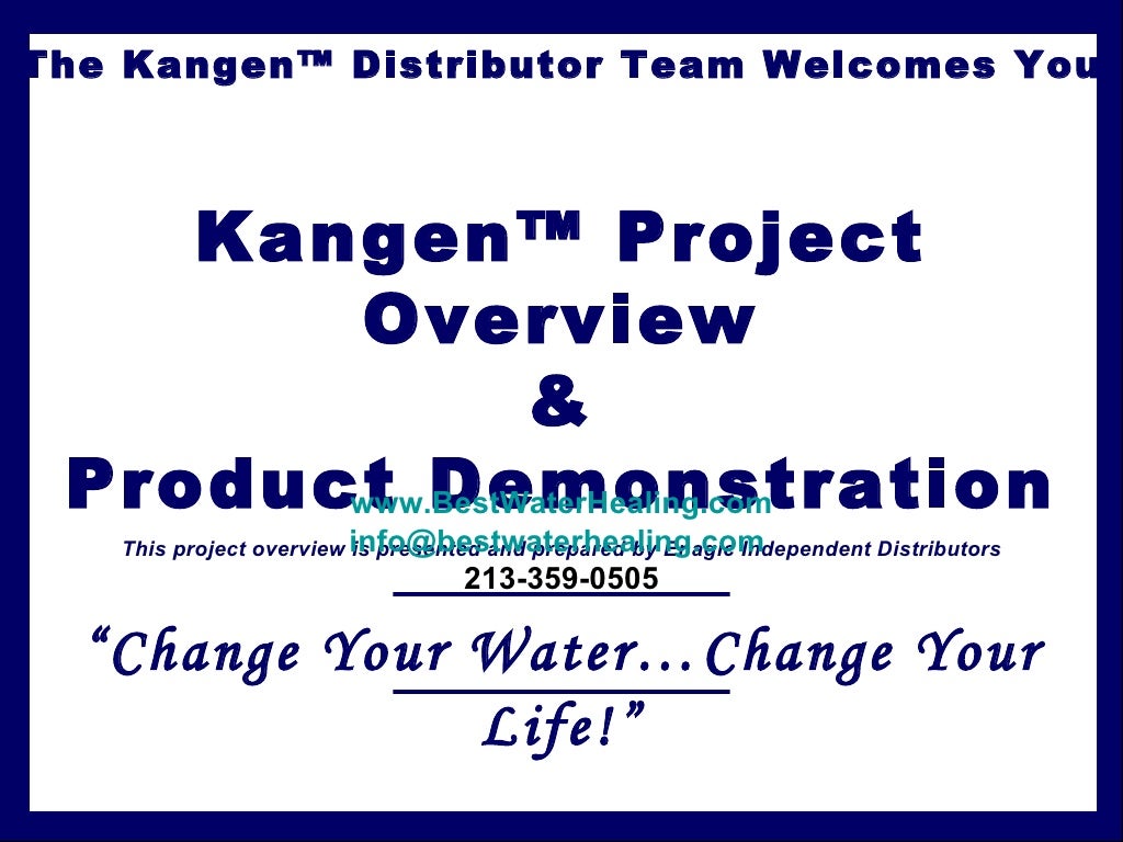 kangen water powerpoint presentation