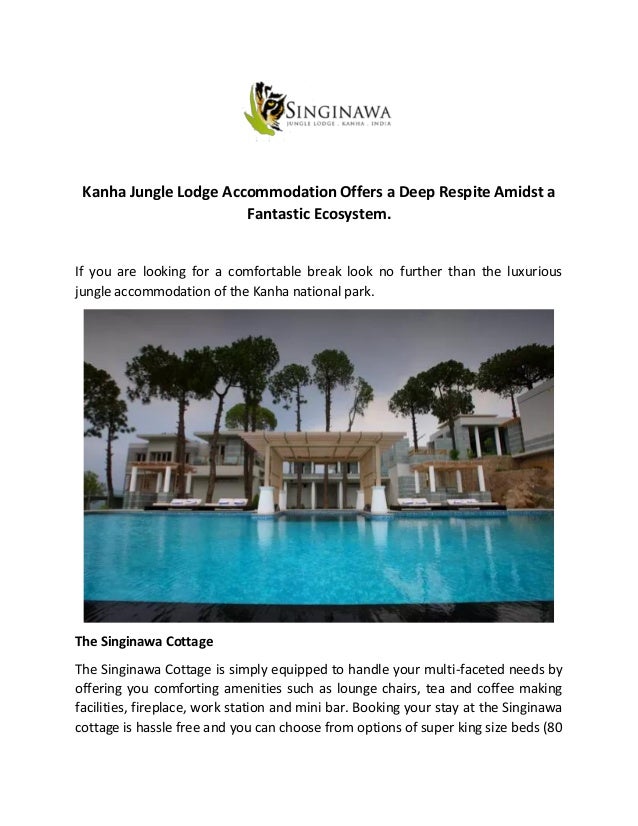 Kanha Jungle Lodge Accommodation Offers A Deep Respite Amidst A Fanta