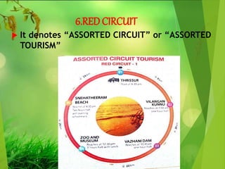 6.RED CIRCUIT
 It denotes “ASSORTED CIRCUIT” or “ASSORTED
TOURISM”
 