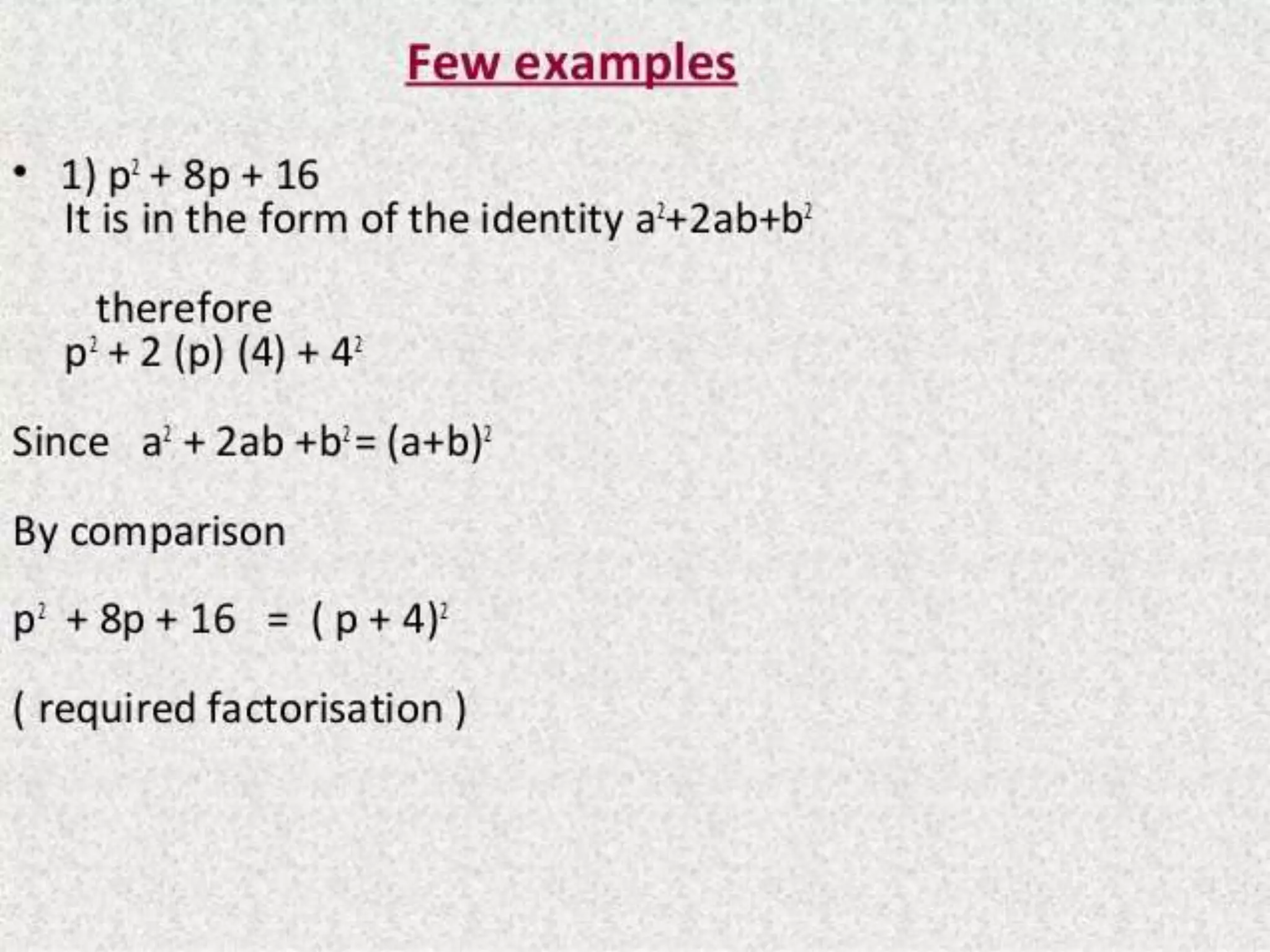 factorisation maths PPT by kanishk schdeva class 8th 