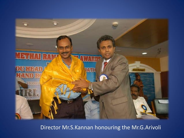 Kanitha Methai Ramanujam Award | PPT