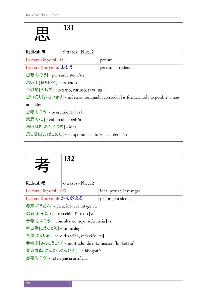 Kanji El Sistema Ideografico Japones Kanji El Sistema Ideografico Japones