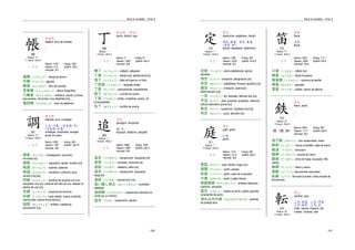libro de kanjis de los niveles N5 a N1 con radicales | PDF