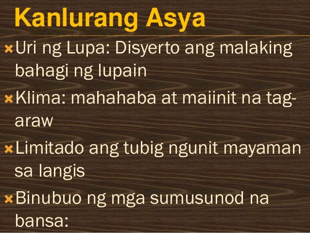 Kultura At Tradisyon Ng Kanlurang Asya Autosaved Docx Kultura - Mobile