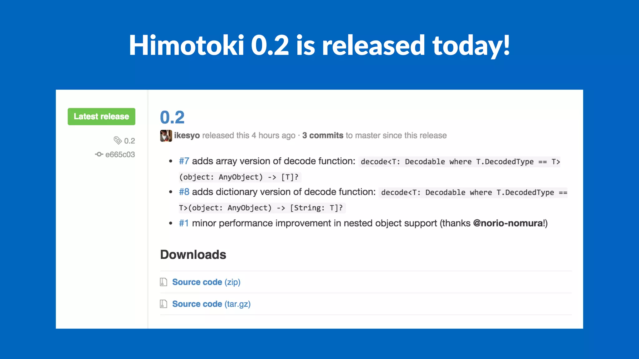 Himotoki'0.2'is'released'today!
 