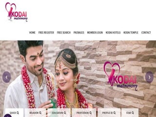 Mudaliyar Matrimony PPT